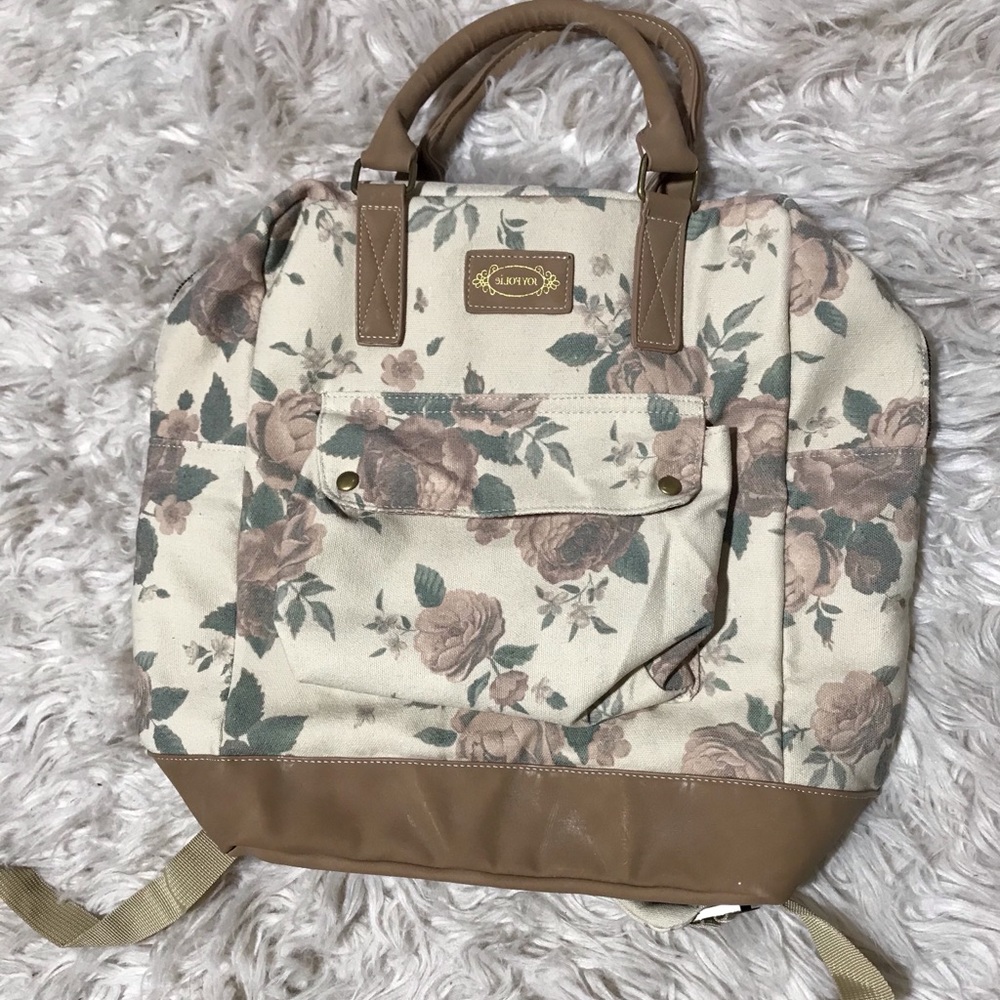 Joyfolie Floral Backpack NEW